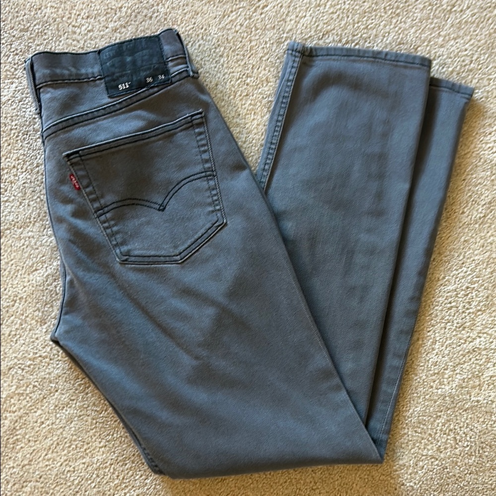 Levi's Men's Gray 511 Jeans Size 36/34